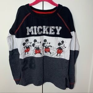 Boys’ Disney Mickey Mouse Crewneck Sweatshirt